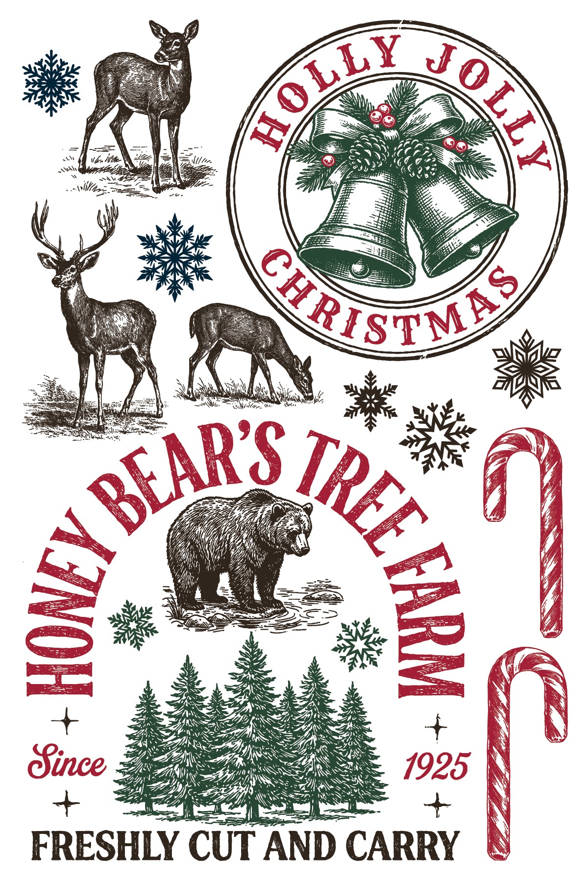 The North Pole Co | IOD Paint Inlay | 8 Pages | 8"x12"