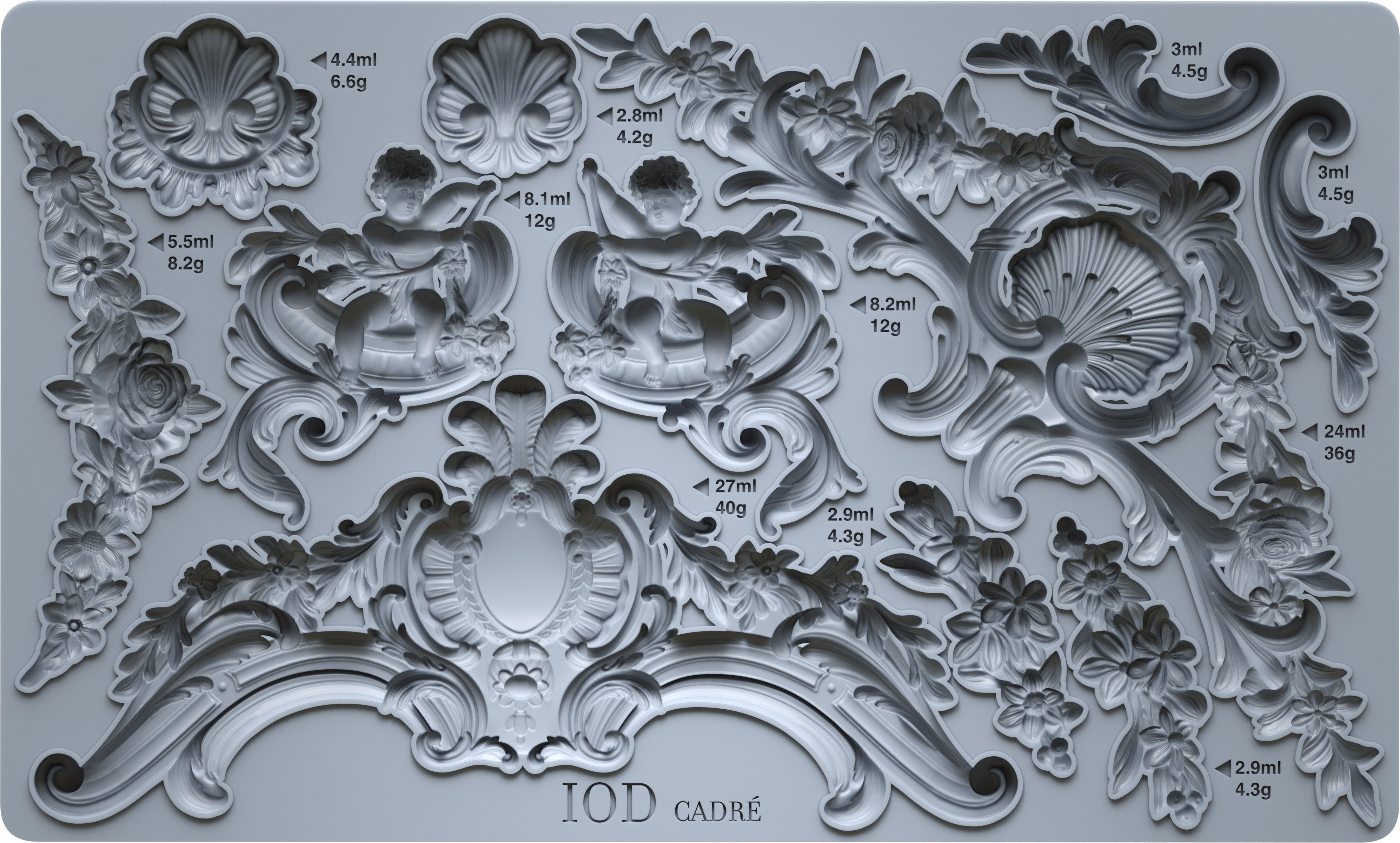 Cadré | IOD Mould | 6"x10"