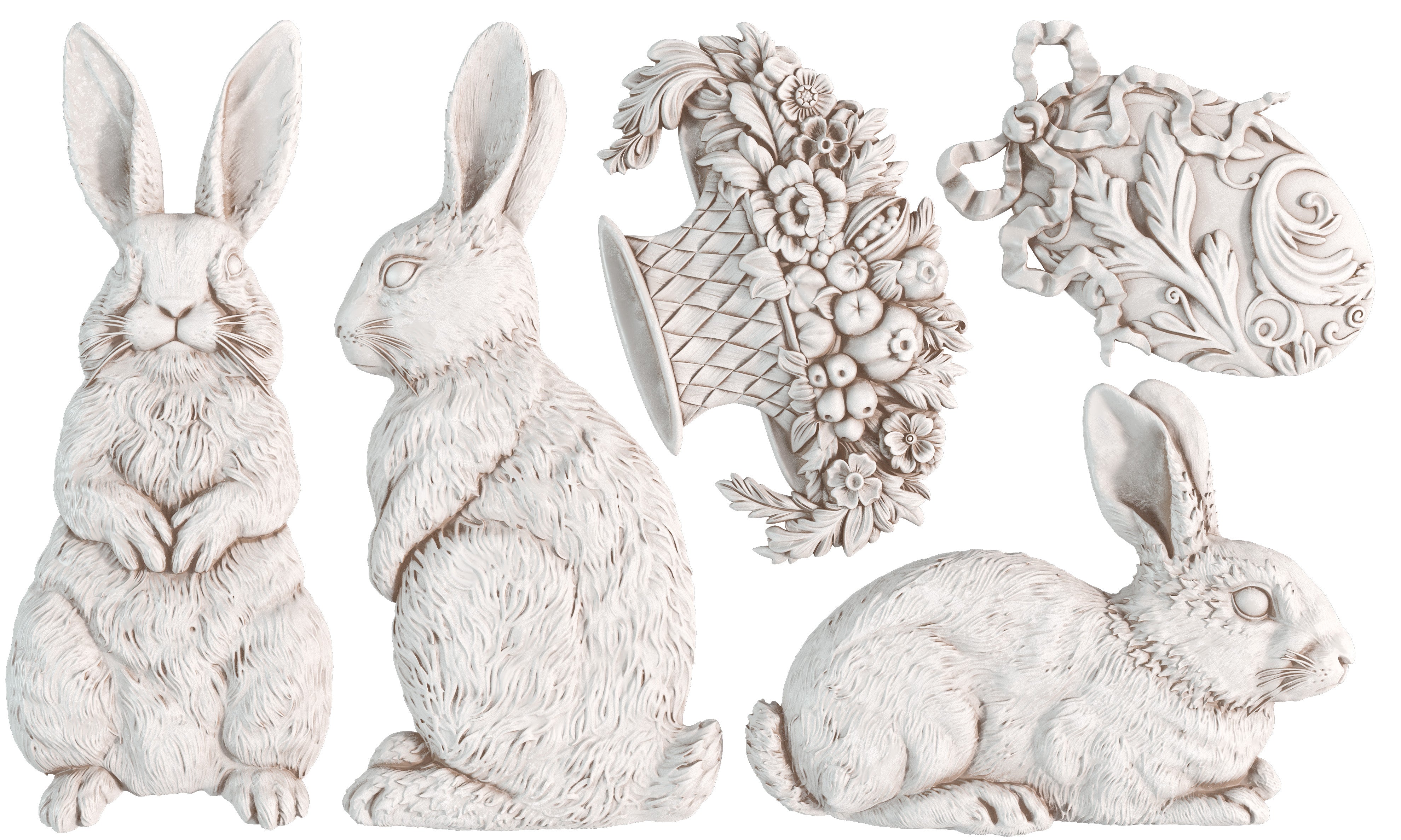Les Lapins 6×10 Decor Moulds™