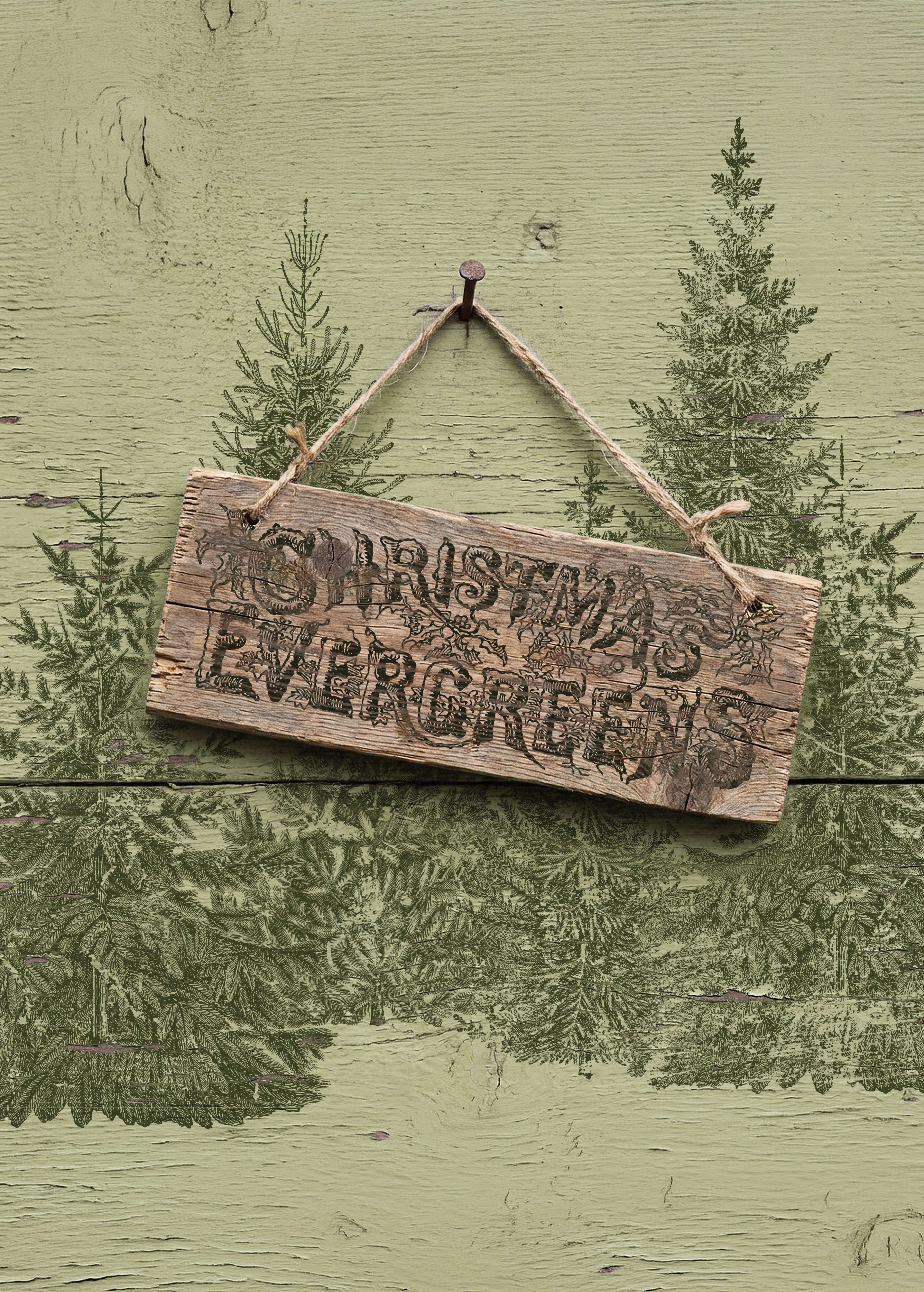 Winter Grove 12×12 IOD STAMP™