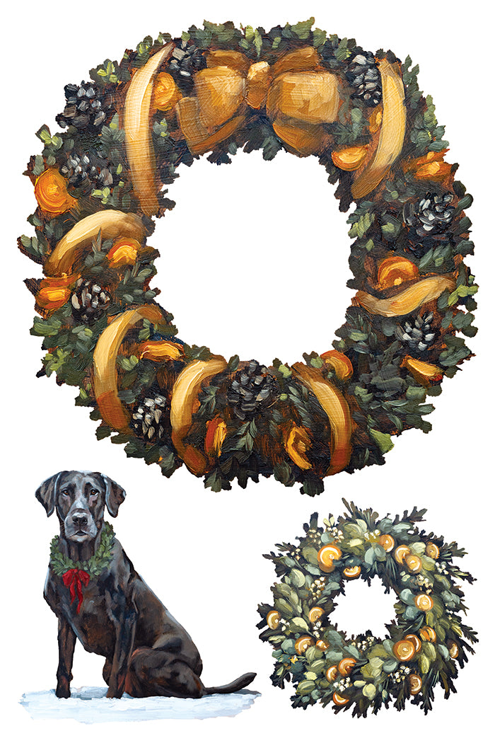 A Cotswold Christmas 8x12 IOD Transfer