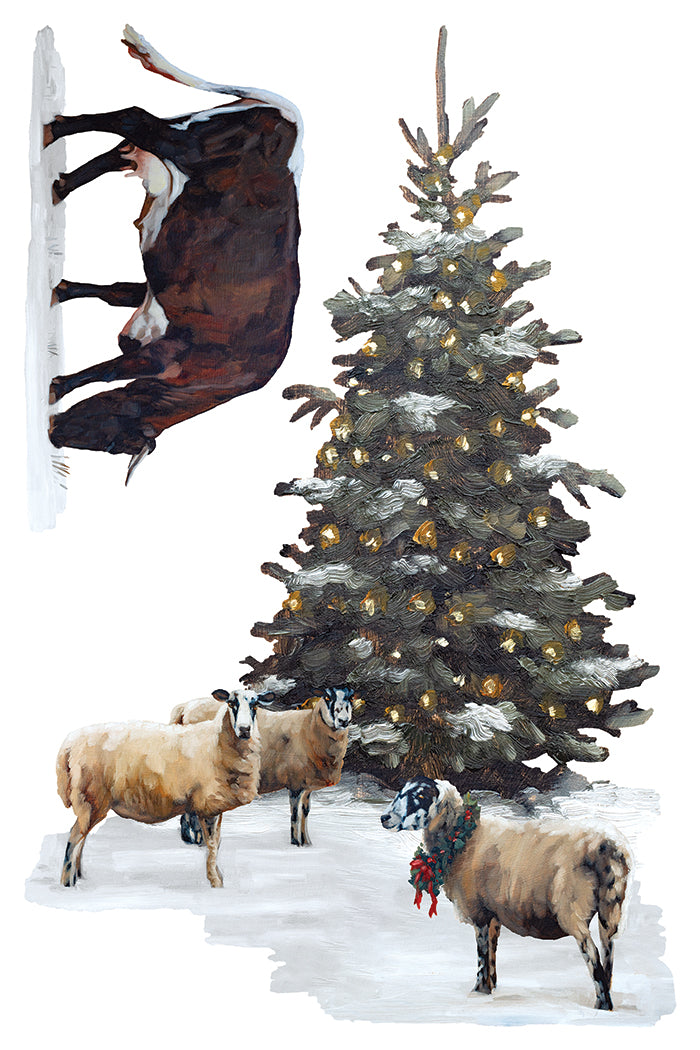 A Cotswold Christmas 8x12 IOD Transfer