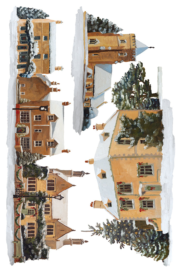 A Cotswold Christmas 8x12 IOD Transfer