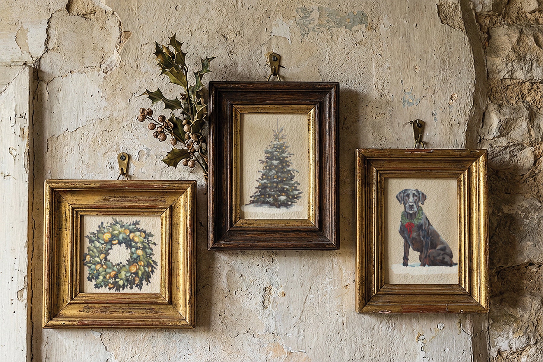 A Cotswold Christmas 8x12 IOD Transfer