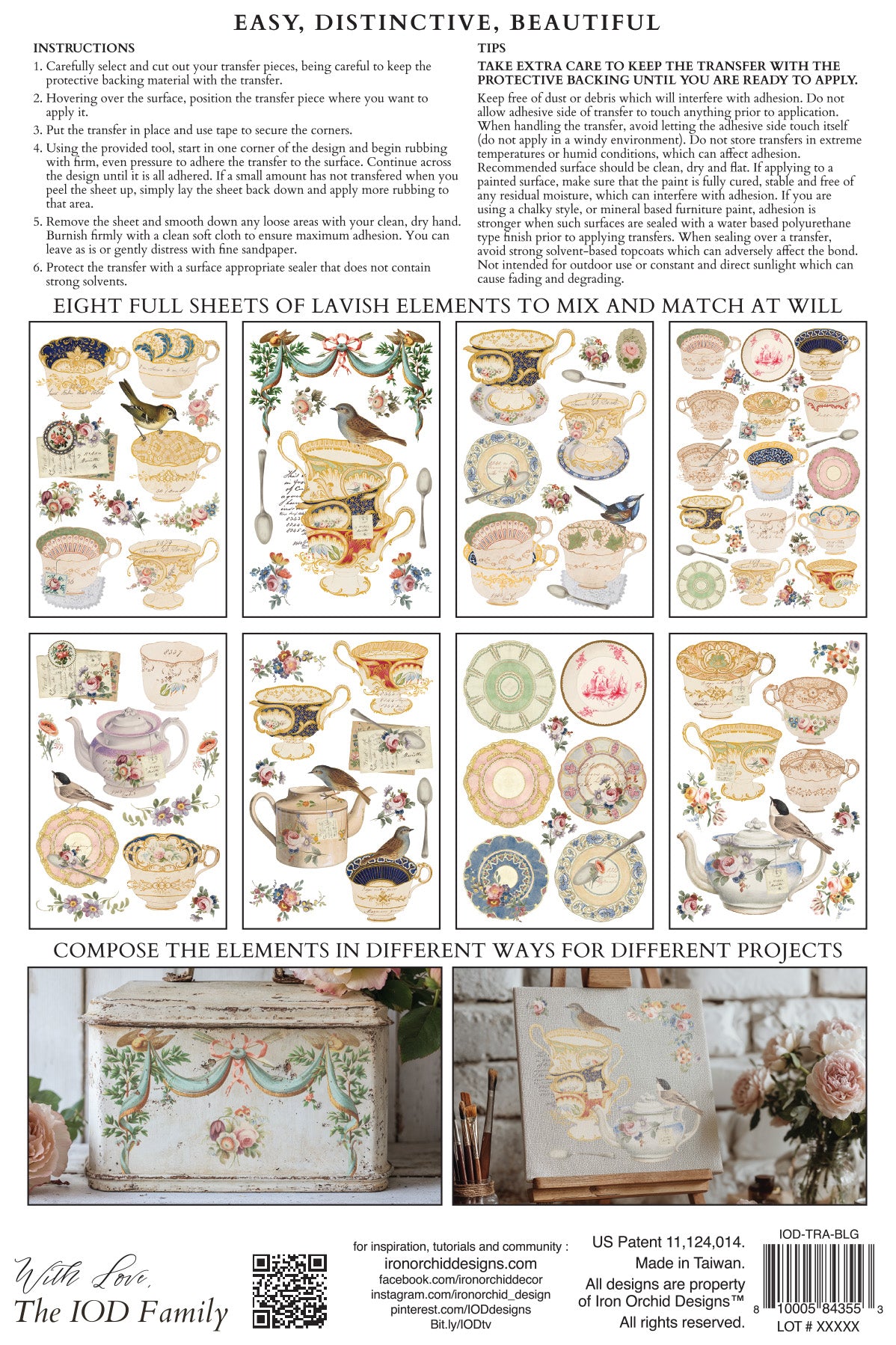 The Belgravia | IOD Transfer | 8 Pages | 8"x12"