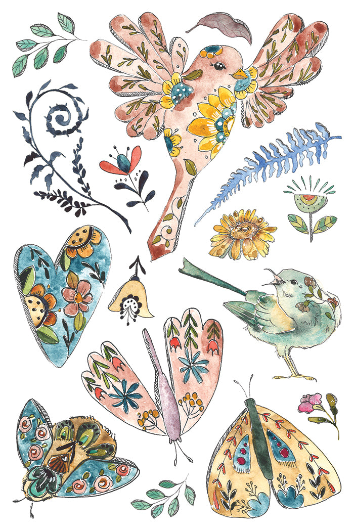 Fern Fables | IOD Transfer | 8 Pages | 8"x12"