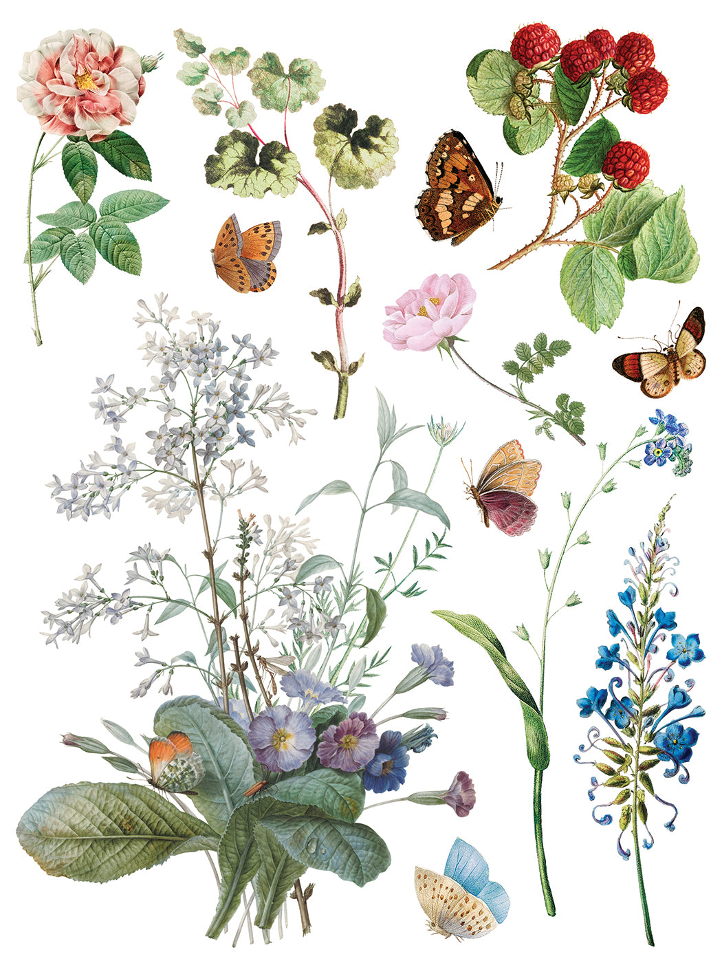 Marché des Fleurs | IOD Transfer | 8 Pages | 12"x16"