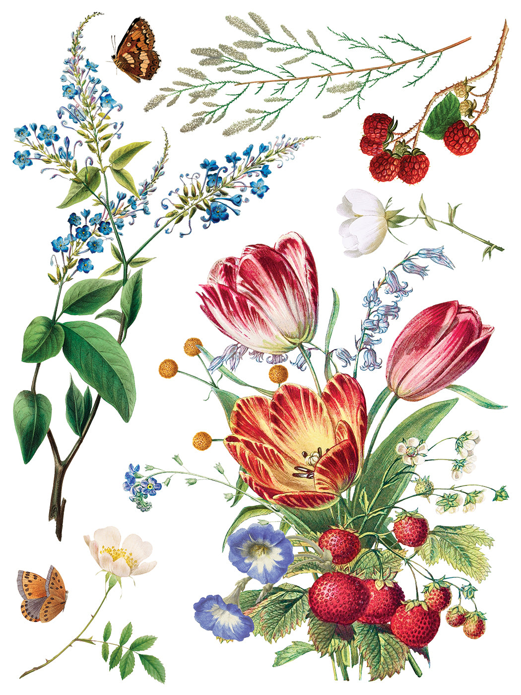 Marché des Fleurs | IOD Transfer | 8 Pages | 12"x16"