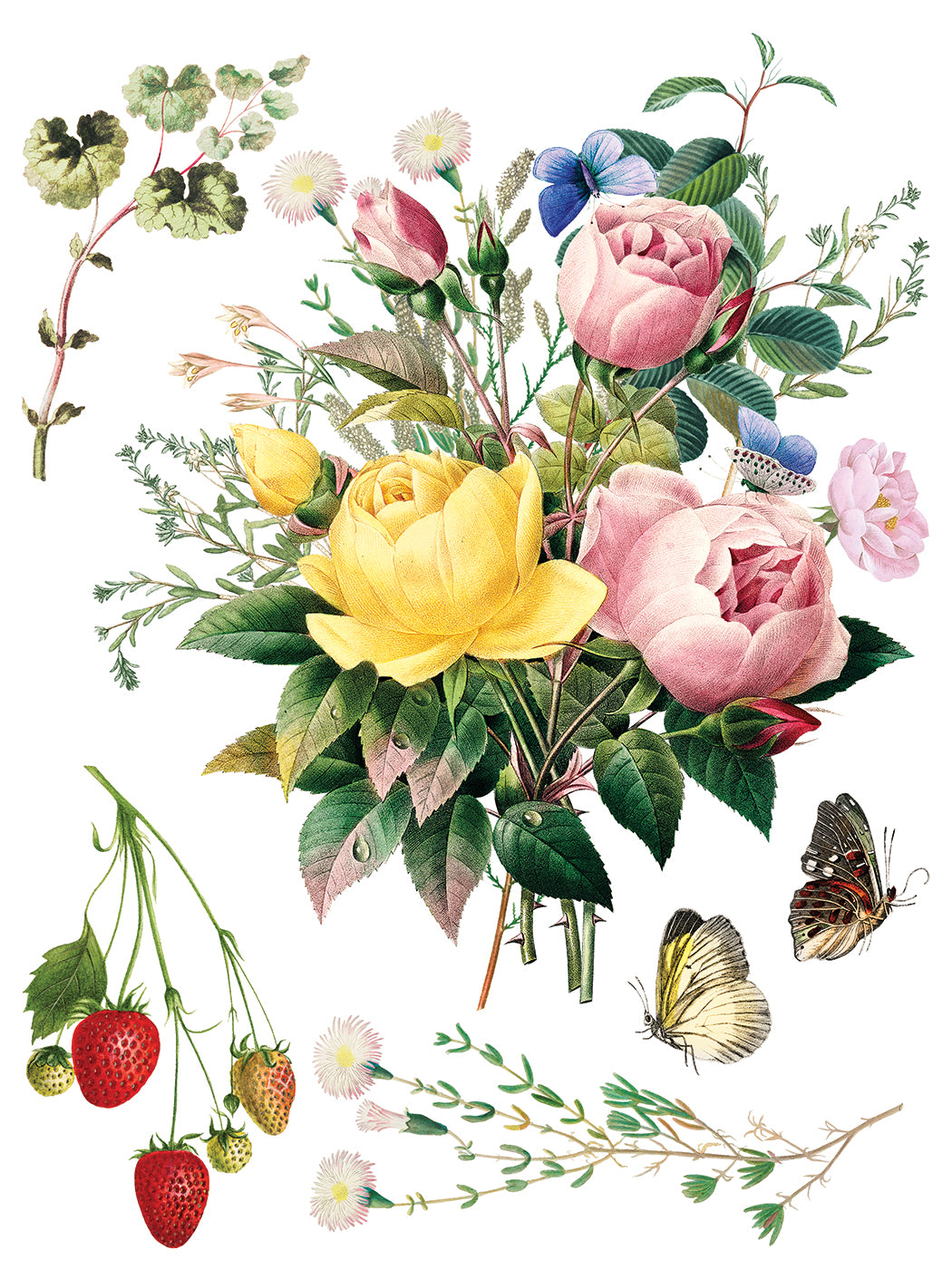 Marché des Fleurs | IOD Transfer | 8 Pages | 12"x16"