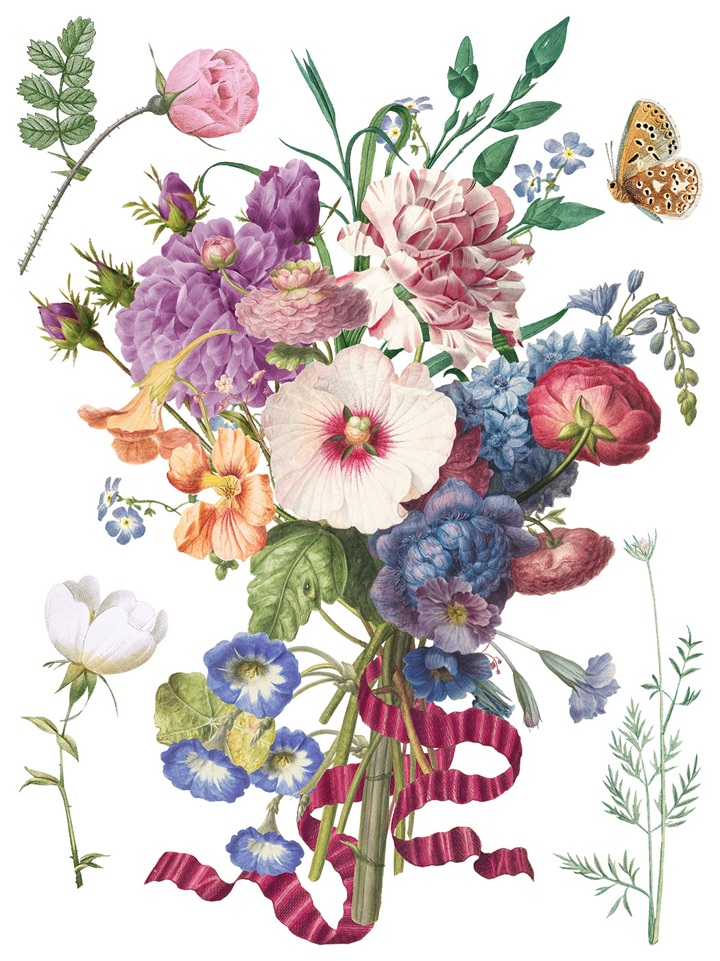 Marché des Fleurs | IOD Transfer | 8 Pages | 12"x16"