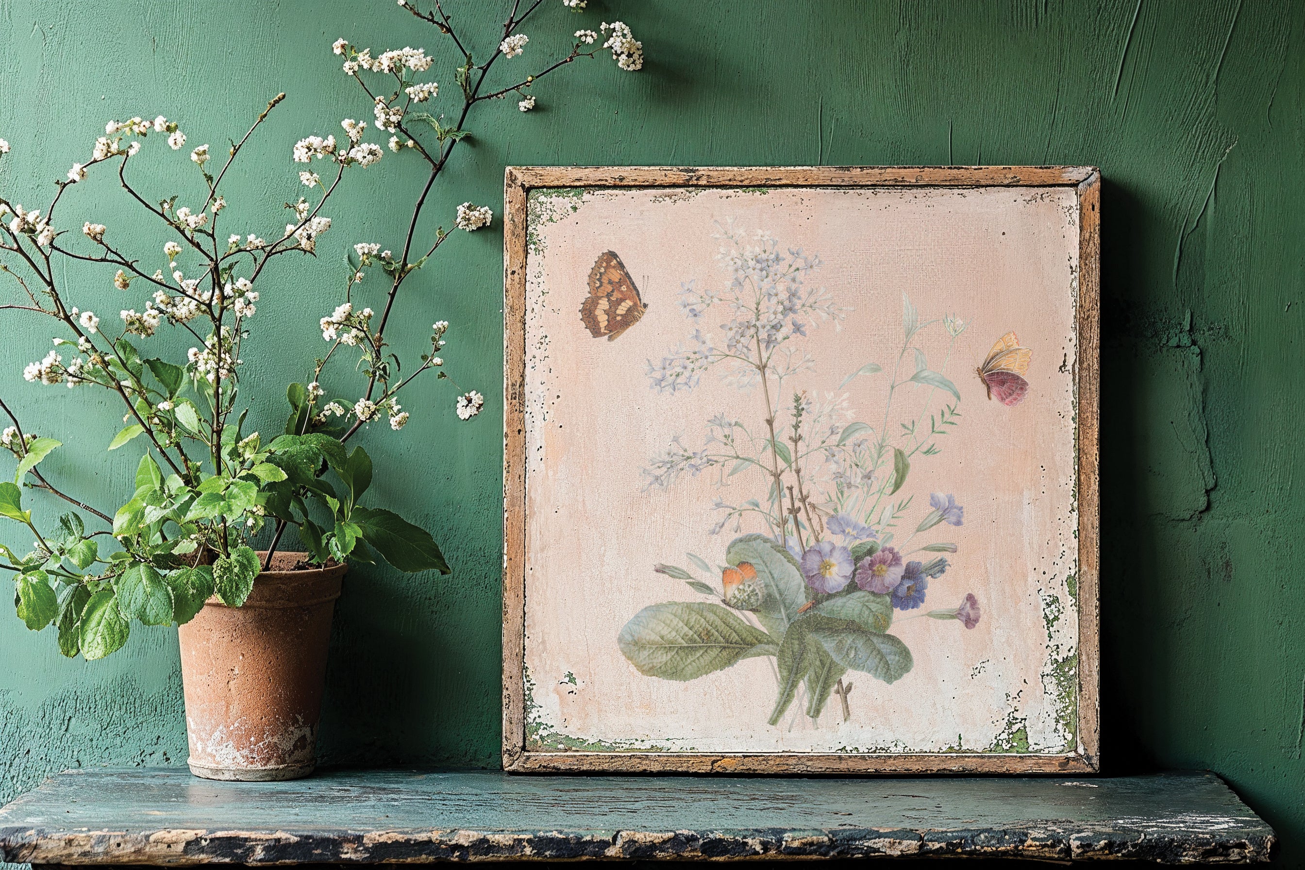 Marché des Fleurs | IOD Transfer | 8 Pages | 12"x16"