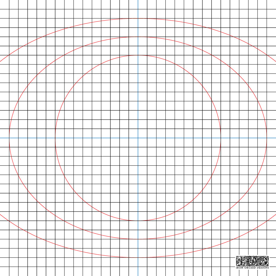 Mini Thin Mount | 6" x 5" with 5mm Grid