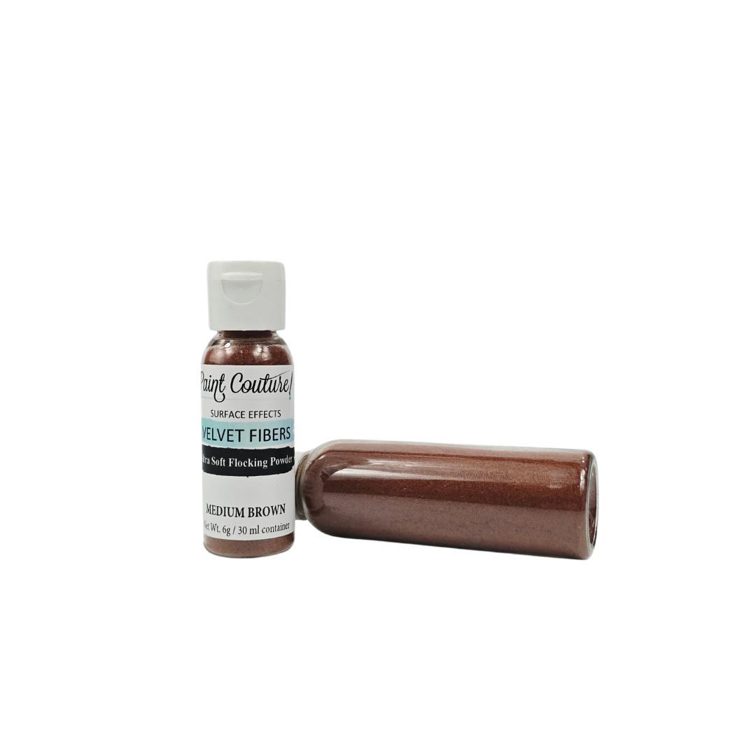 Medium Brown Velvet Fibers - Paint Couture