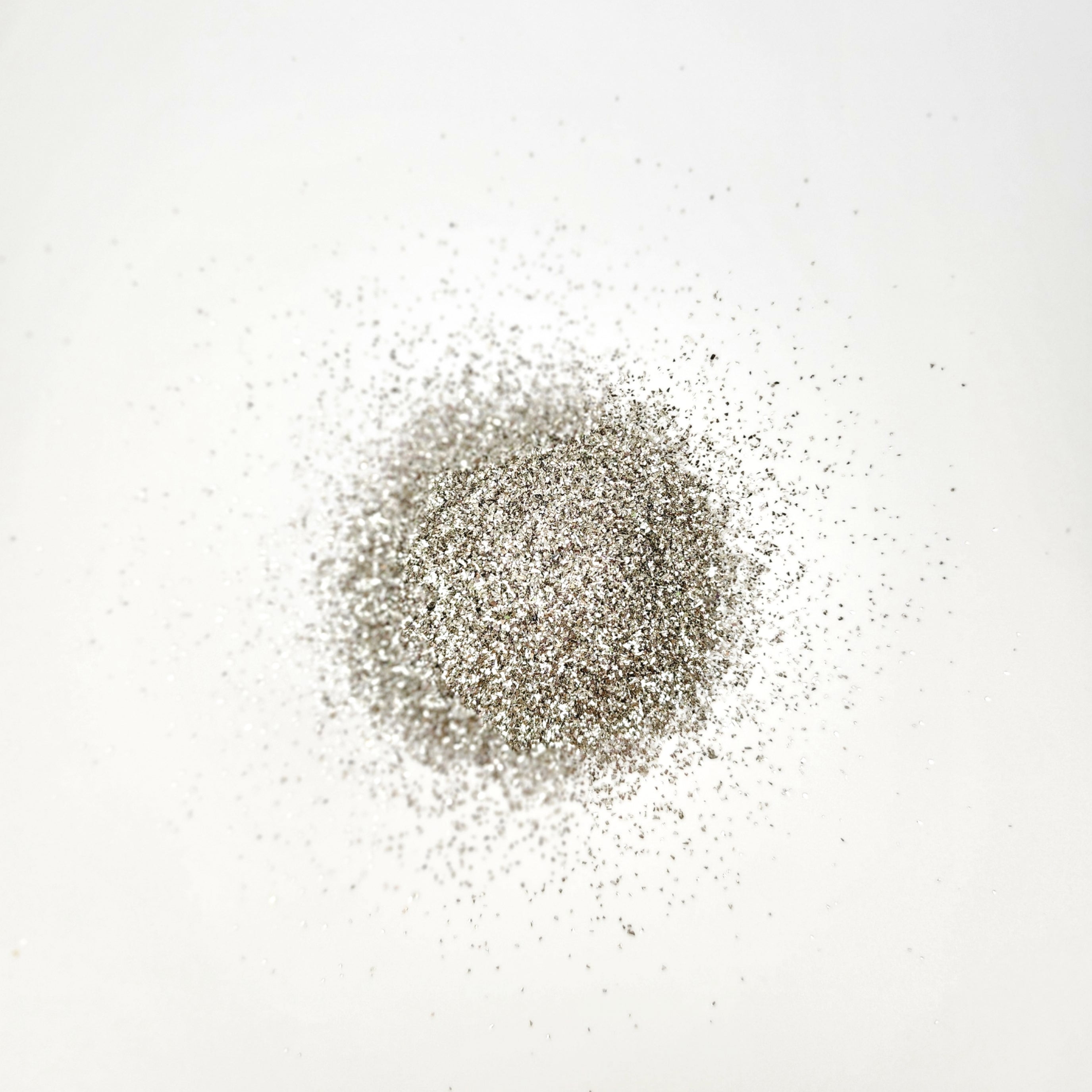 Pure Silver - German Glass Glitter