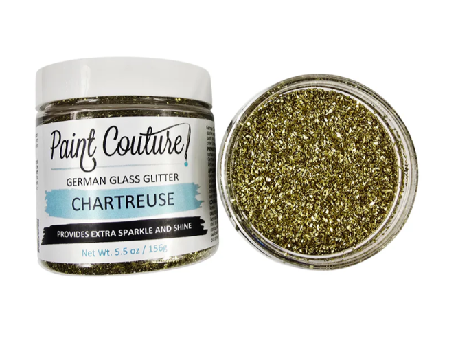 Chartreuse German Glass Glitter by Paint Couture