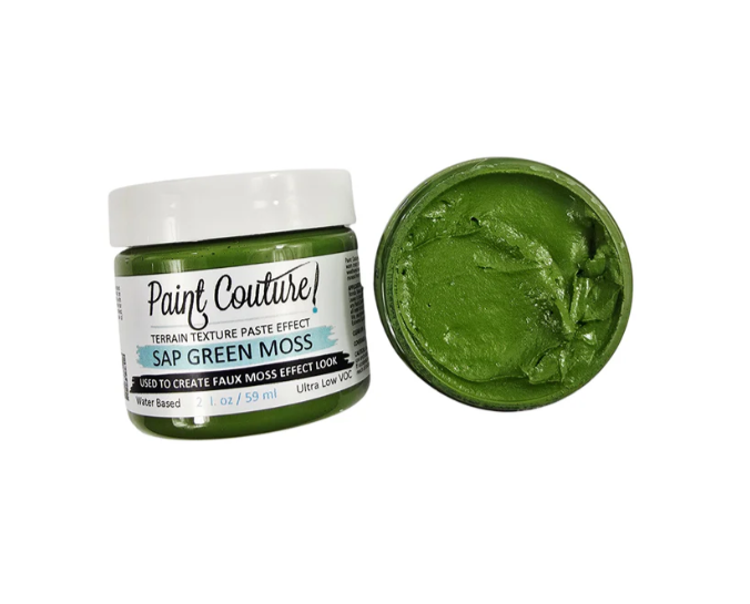 Sap Green Moss - Terrain Texture Paste Effect by Paint Couture