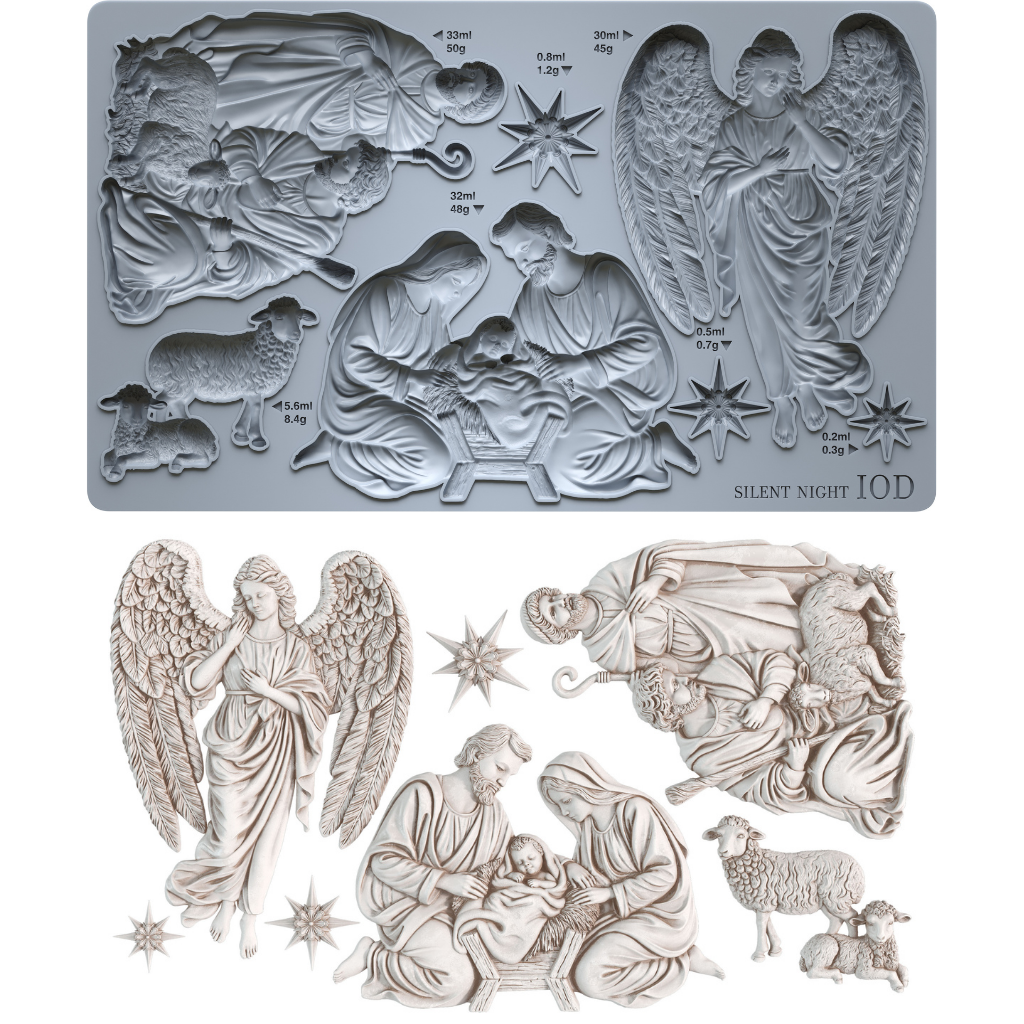 Silent Night 6x10 IOD Decor Mould™