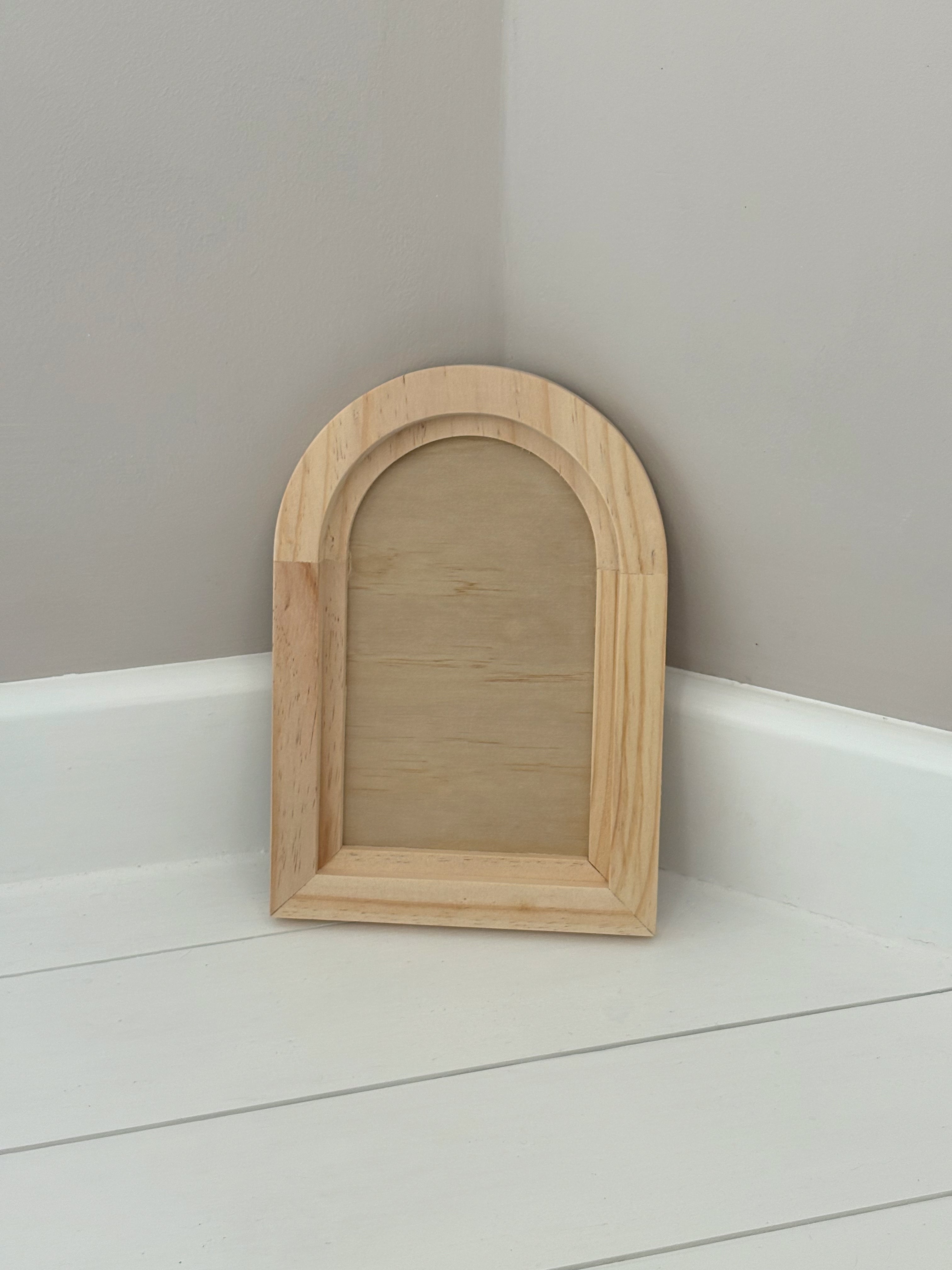 7x10 ARCHED - IOD Wood Gallery Blank