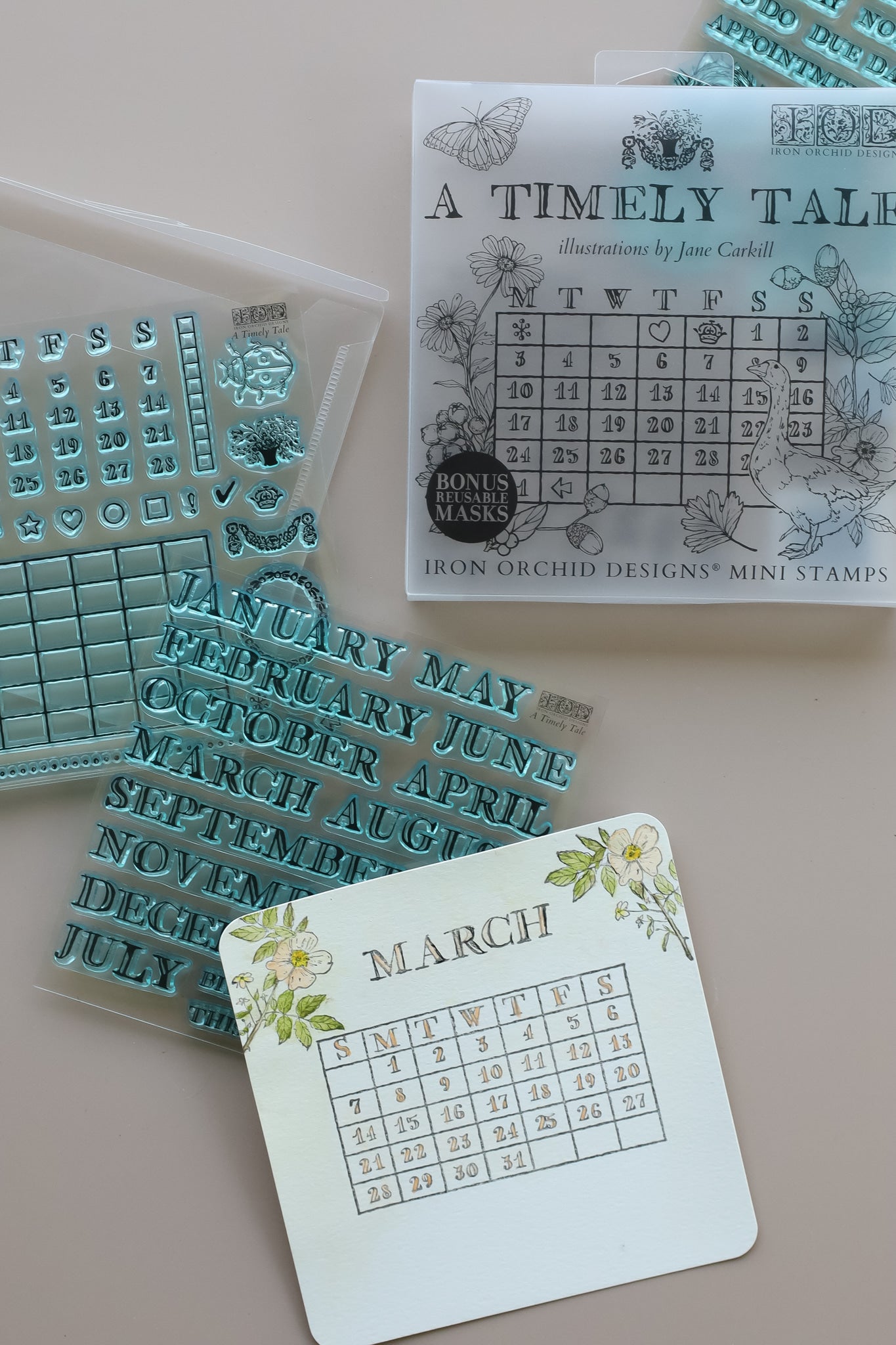 A Timely Tale 6x6 IOD STAMP™ Set