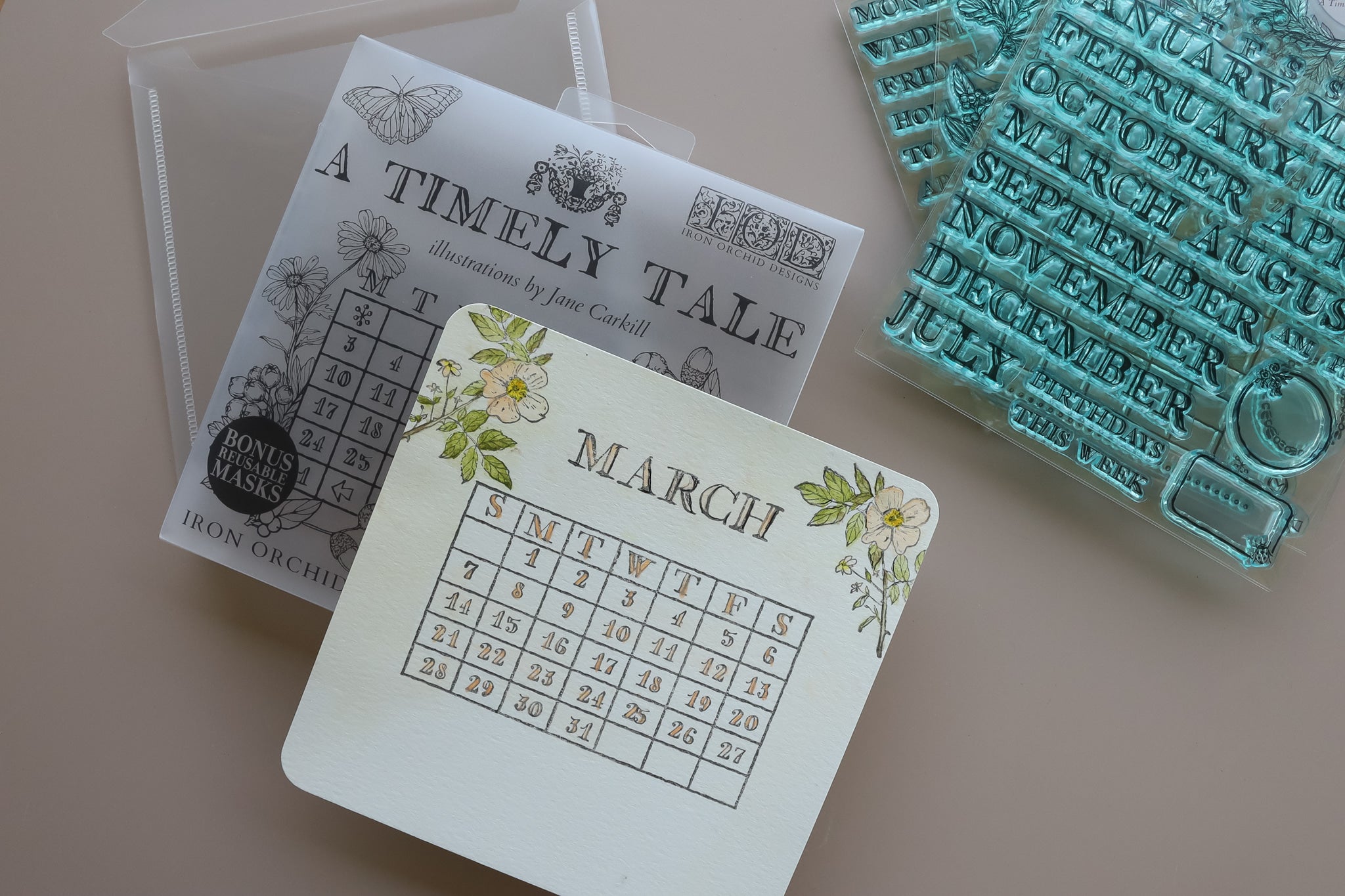 A Timely Tale 6x6 IOD STAMP™ Set