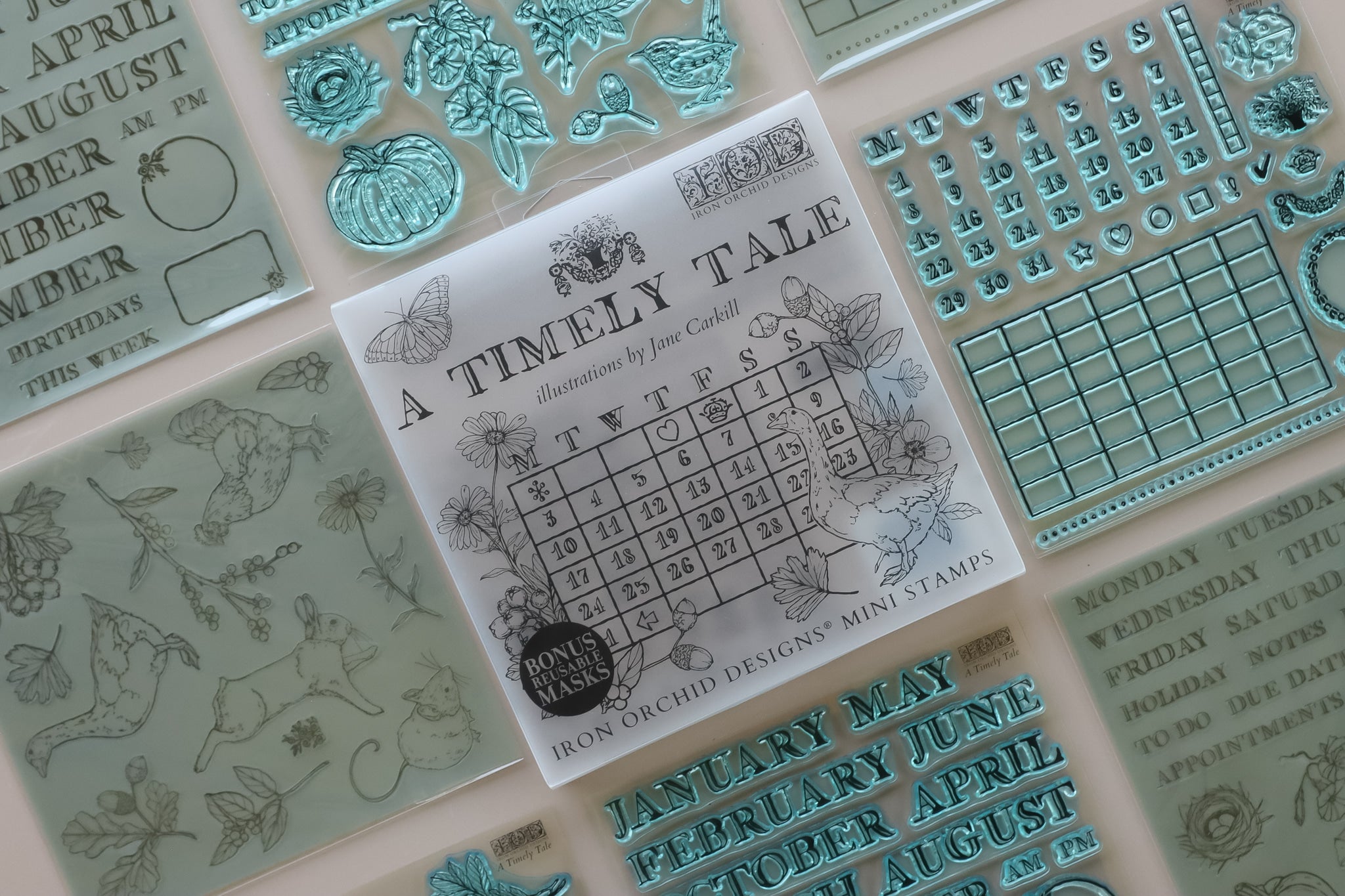 A Timely Tale 6x6 IOD STAMP™ Set