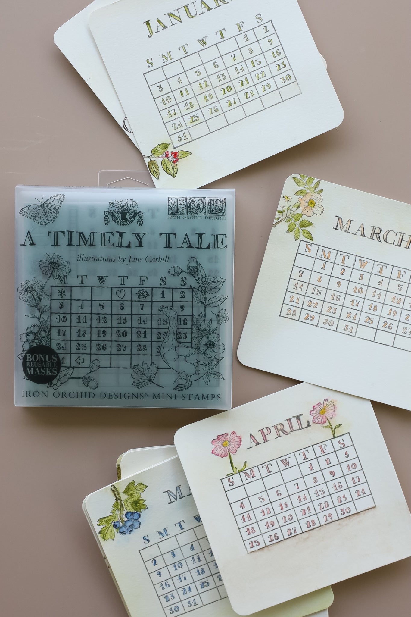 A Timely Tale 6x6 IOD STAMP™ Set