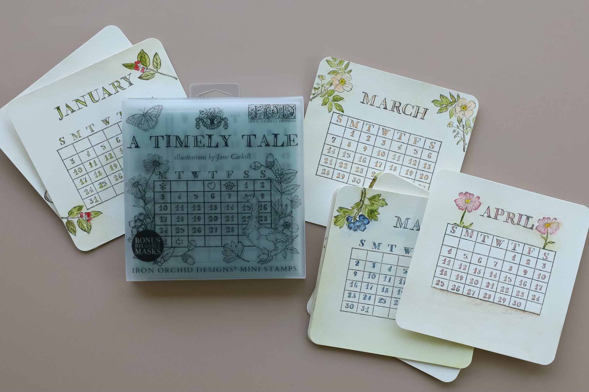 A Timely Tale 6x6 IOD STAMP™ Set