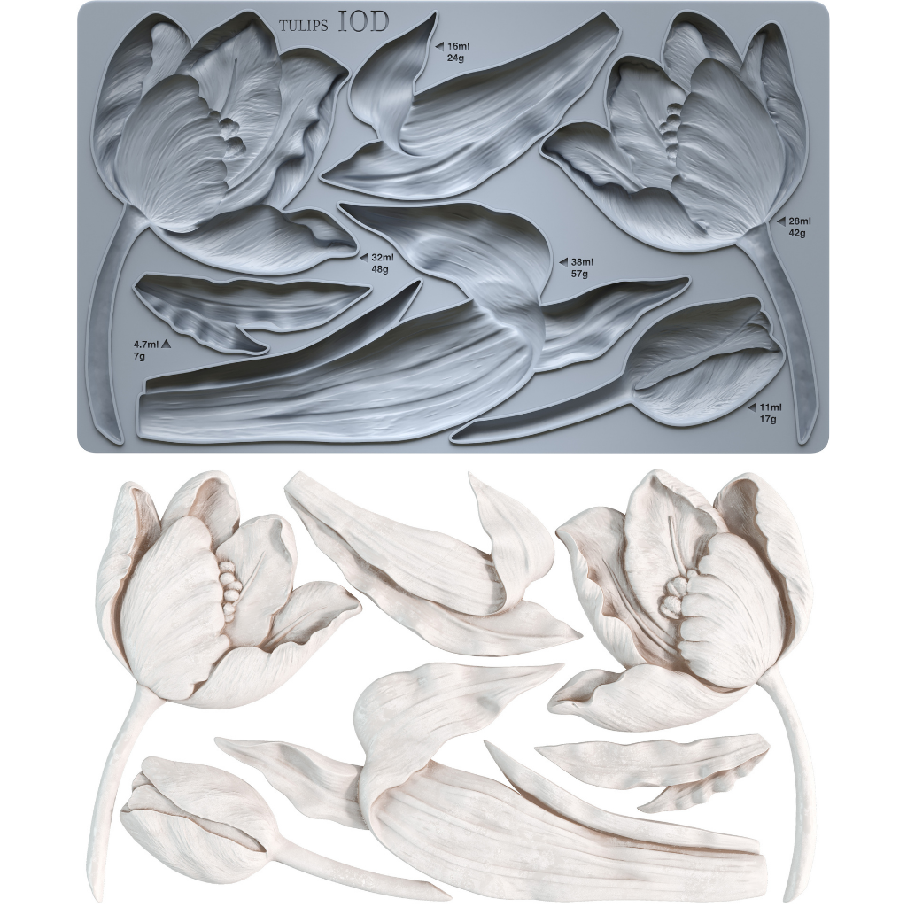 Tulips 6×10 Decor Moulds™