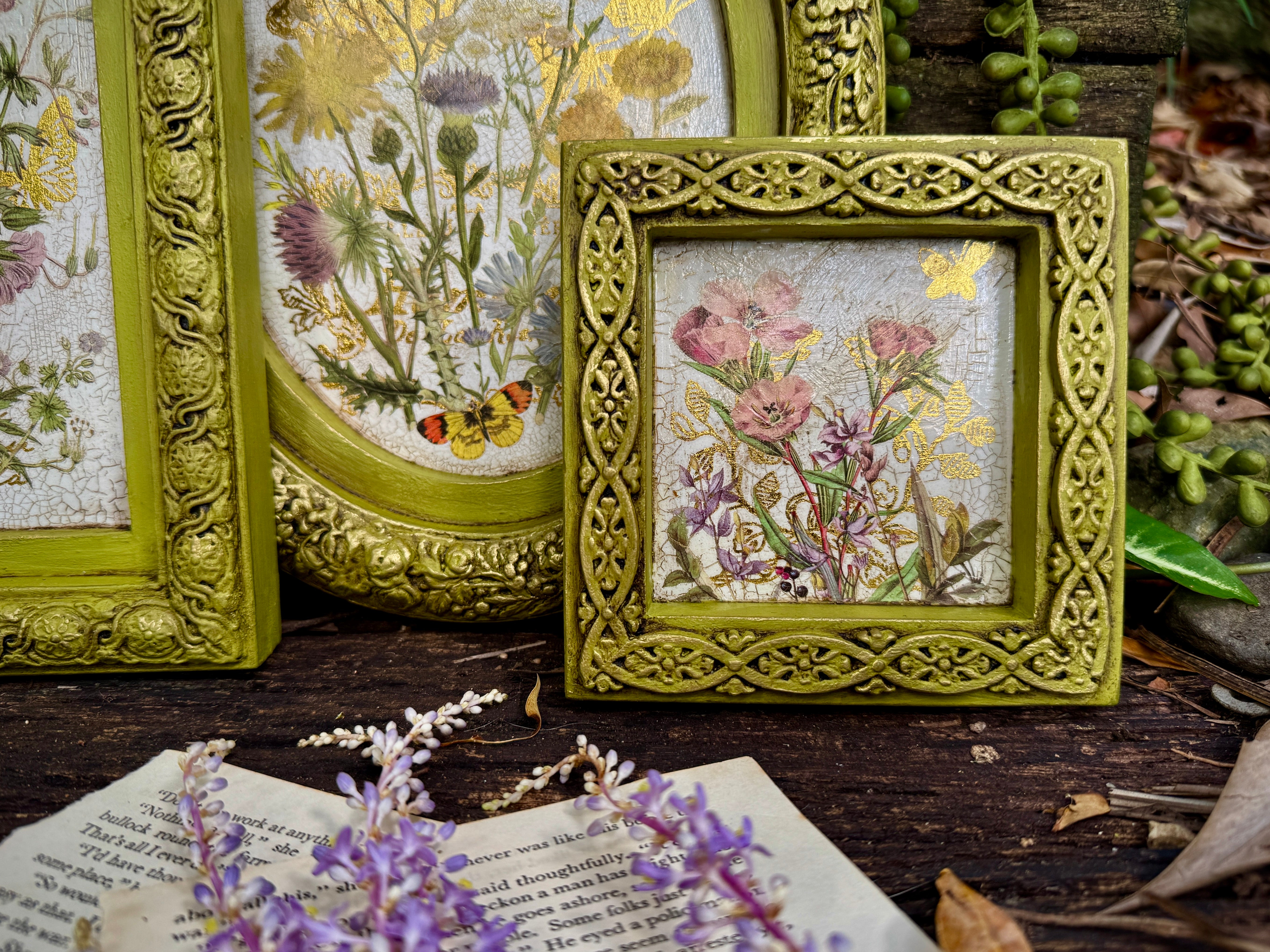 Flora Greca 8x12 IOD Transfer