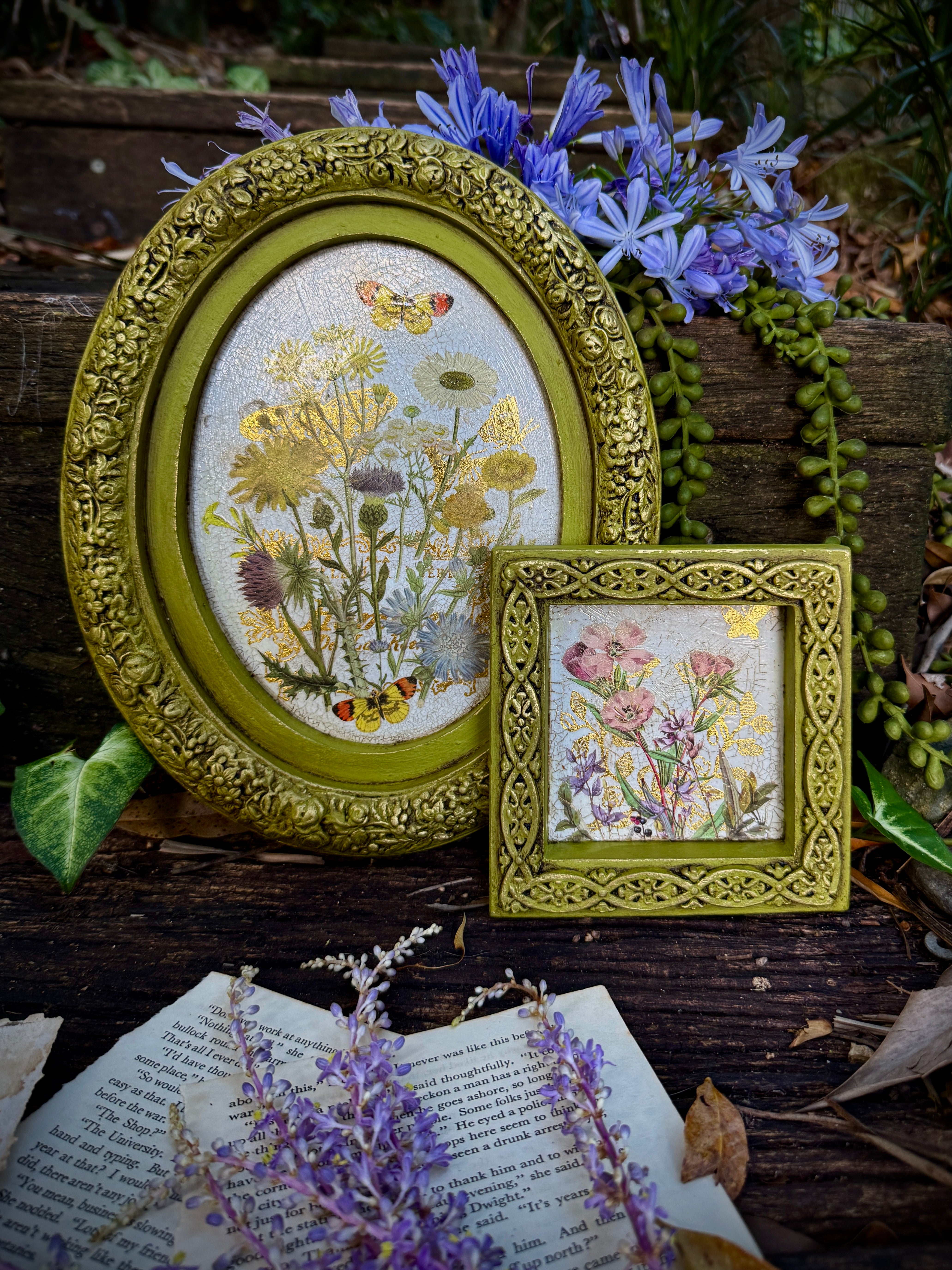 Flora Greca 8x12 IOD Transfer