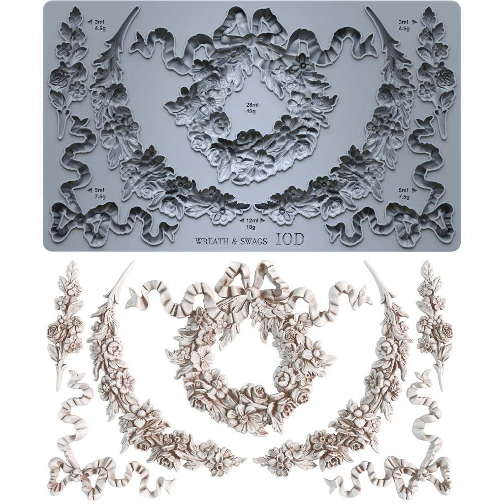 Wreath & Swags 6×10 Decor Moulds™