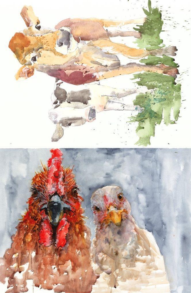 Farm Animals - Roycycled Decoupage Paper