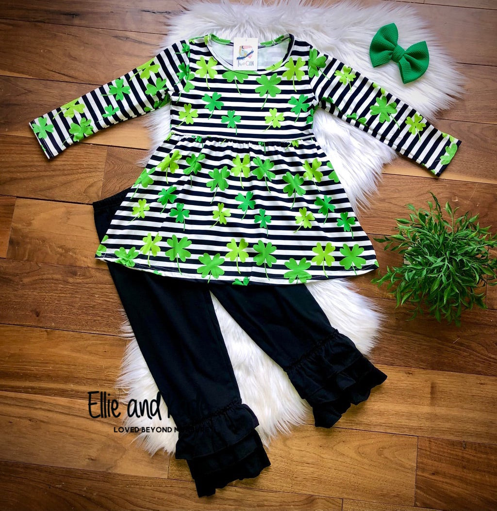 Clovers & Stripes Truffe Pants Set - A TwoCan Original