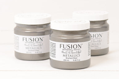 FUSION™ Metallics Brushed Steel (250ml)