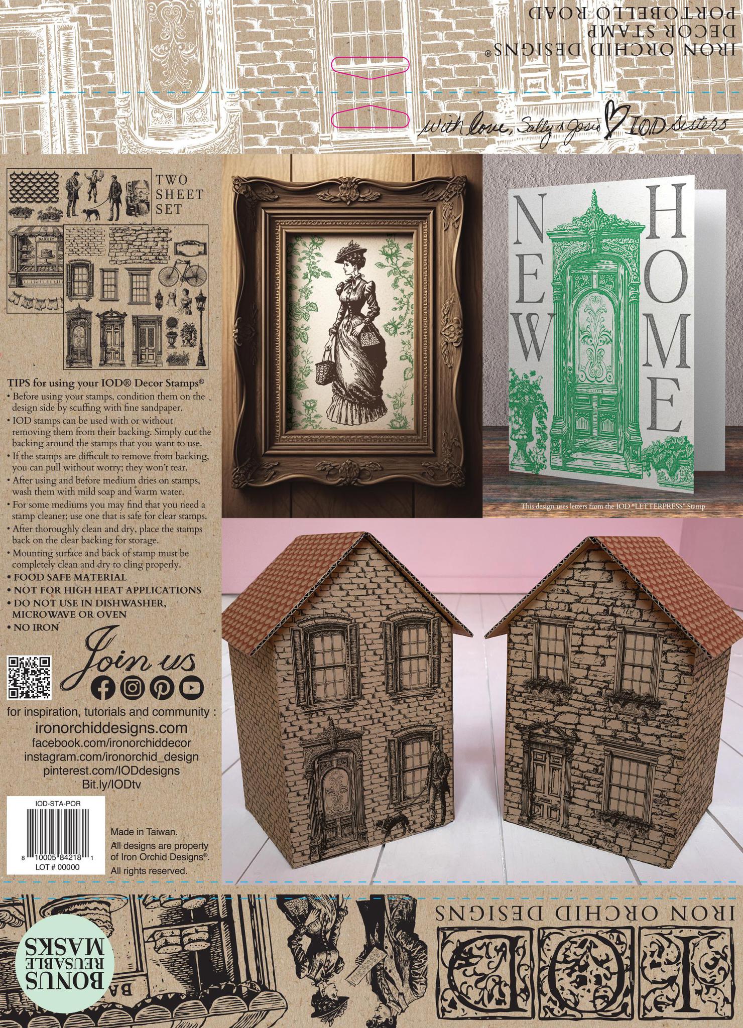 Portobello Road 12x12 IOD Stamp™