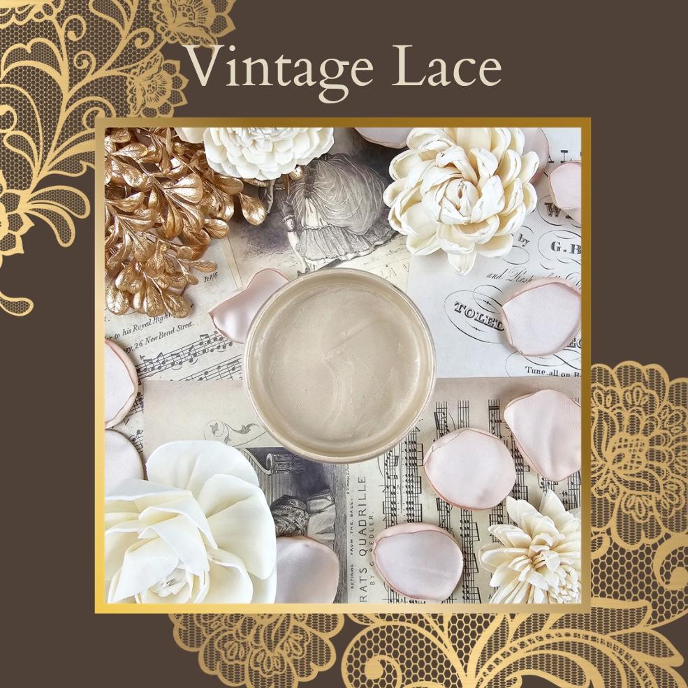 Vintage Lace Lux Metallic - Paint Couture!