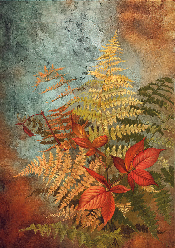 Fall Ferns A4 - Digital Download