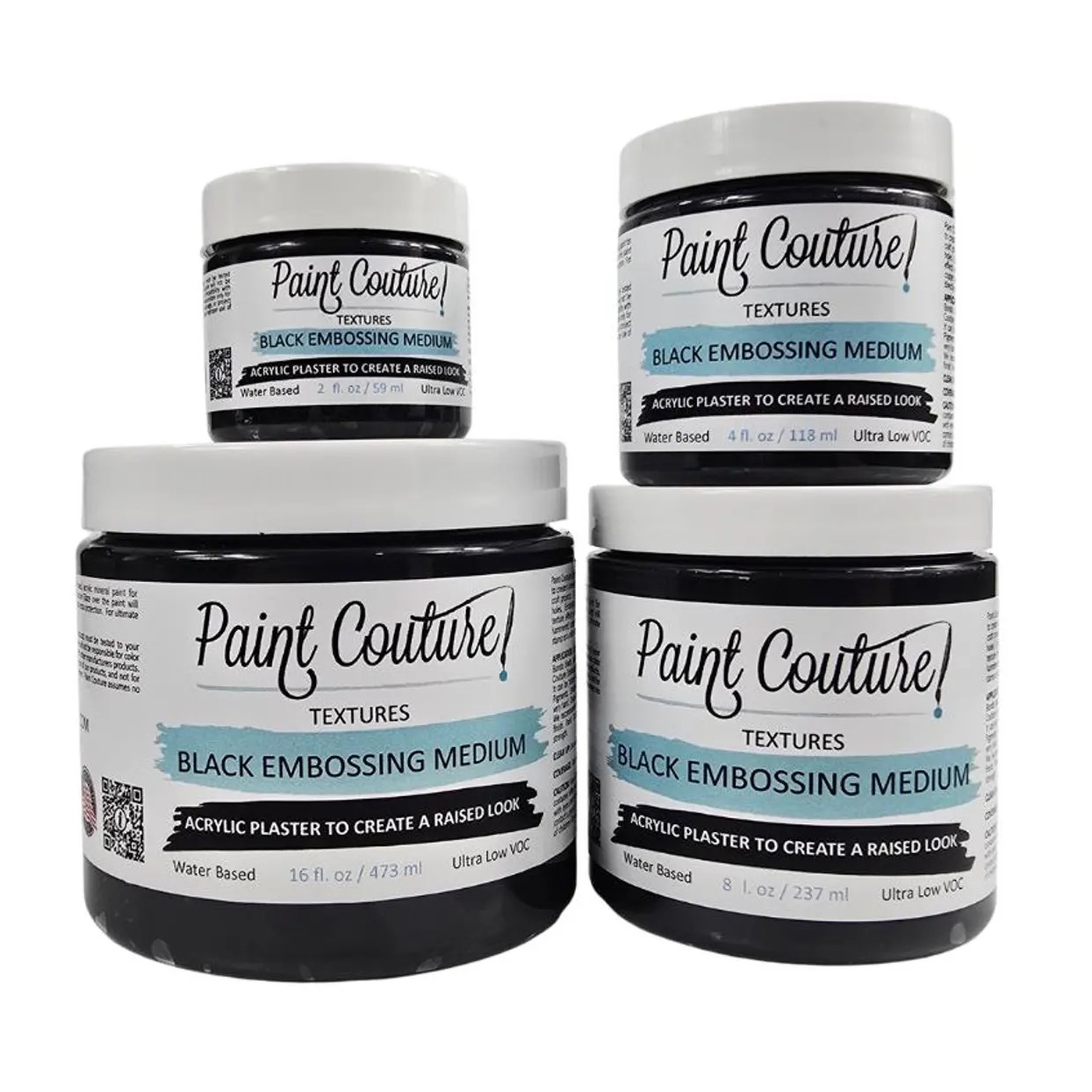 Black Embossing Medium | Texture | Paint Couture