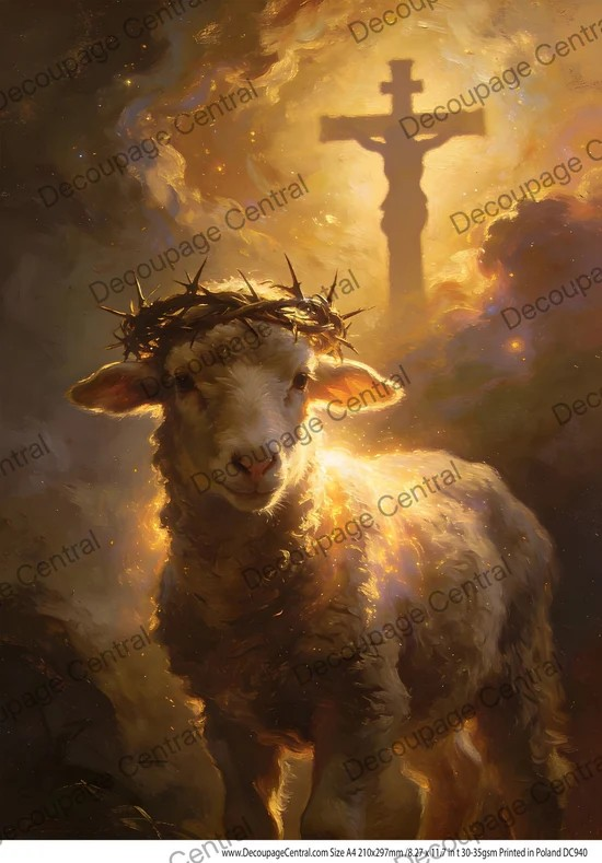 DC940 Lamb of Redemption A4 Rice Paper