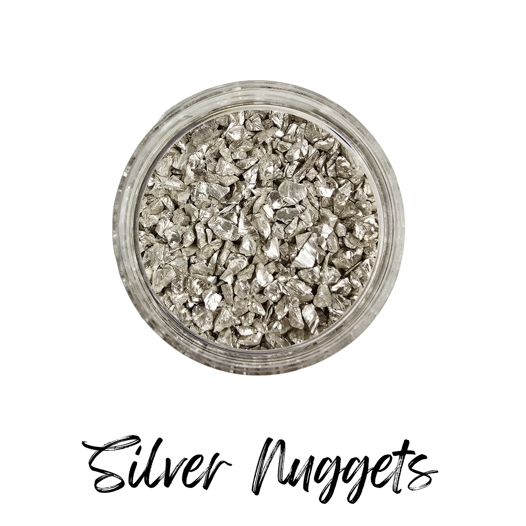 Silver Decorative Nuggets by Paint Couture